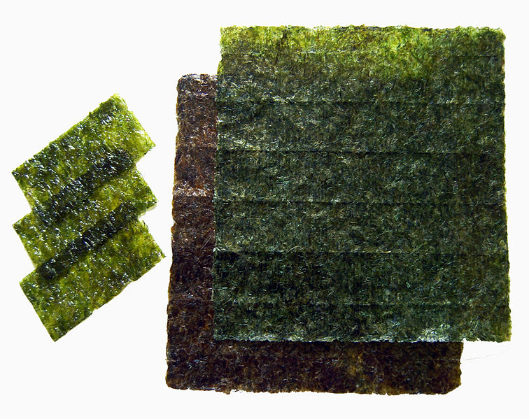 Algas nori, el alga ideal para sushi